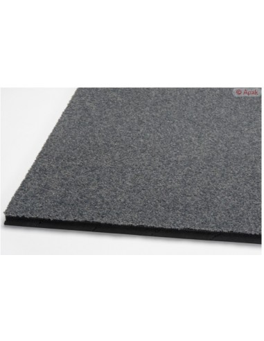 Tapis encastrable polyframe gris sur mesure (6